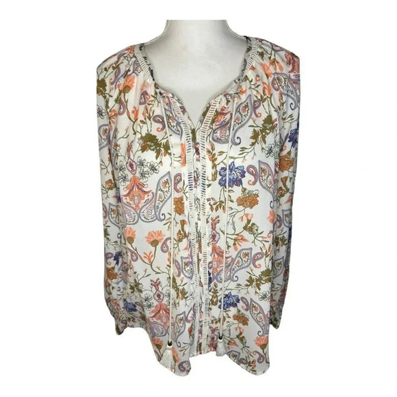 Preswick‎ & Moore Womens Size Medium Top Multicolored - Picture 1 of 6